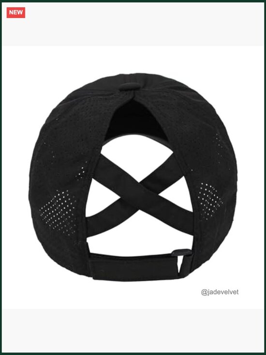 Criss Cross Ponytail Baseball Cap - Quick Drying Mesh Dad Hat for Outdoor Sports main image 4
